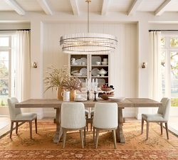 Mallory Crystal Round Chandelier (30"-48")