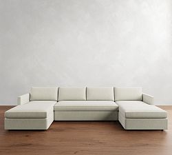 Union Double Chaise Sectional (145")