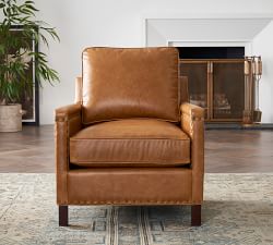 Tyler Square Arm Leather Chair