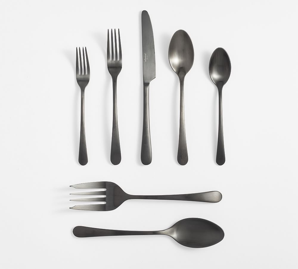 Mason Flatware Sets - Set of 42 - Gunmetal