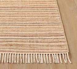 Cole Handwoven Wool Jute Striped Rug