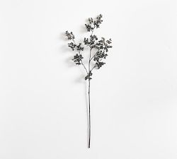 Faux Black Berry Branch