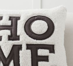 Home Sherpa Pillow Cover