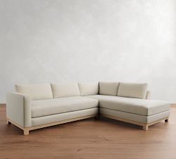 Jake Seadrift Wood Base Return Bumper Sectional (106")