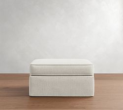 Pearce Slipcovered Storage Ottoman