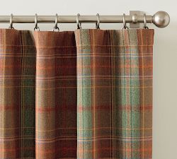 Woodrow Plaid Curtain - Set of 2