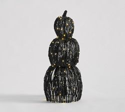 Stackable Glitter Pumpkins - Set of 3