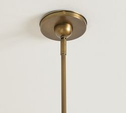 Baylor Round Pleated Shade Chandelier (38")