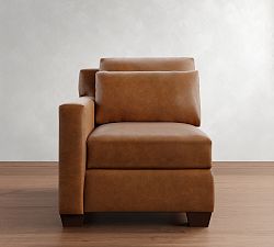 Build Your Own York Square Arm Deep Seat Leather Sectional