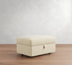 Carmel Slim Arm Sectional Storage Ottoman