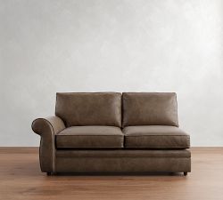 Build Your Own Pearce Roll Arm Leather Sectional
