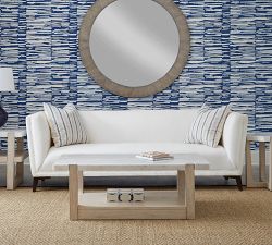 Jack Geometric Marble Accent Table (18")