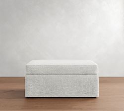 Cameron Slipcovered Ottoman and a Half