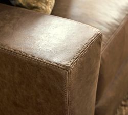 Turner Square Arm Leather Power Swivel Glider Recliner