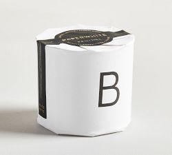Modern Alphabet Votive Candle