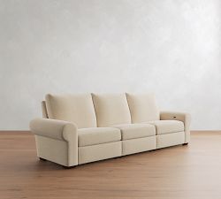 Big Sur Roll Arm Power Reclining Sofa (84"&ndash;116")