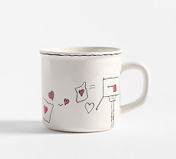 Peanuts Snoopy™ Hearts Stoneware Decal Mug