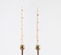 Pattern Taper Candles - Set of 2