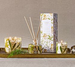 Hand Painted Flower Scent Collection - Juniper &amp; Aloe