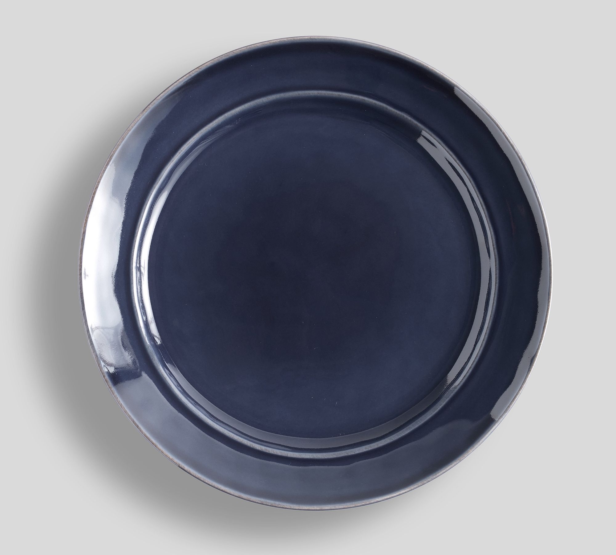 Cambria Handcrafted Stoneware Salad Plates - Set of 4 - Navy