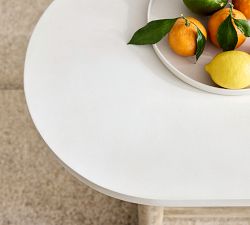 Cayman Concrete &amp; Eucalyptus Outdoor Console Table (52")