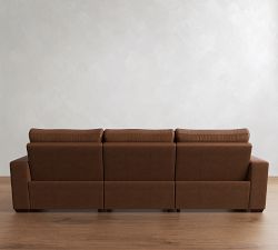 Big Sur Square Arm Leather Power Reclining Sofa - Thumbnail 4