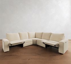 Big Sur Square Arm Power Reclining L-Shaped Sectional (122")