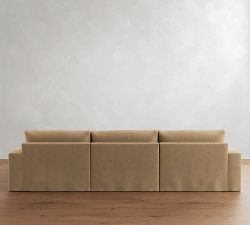 Sierra Slipcovered Modular Chaise Sectional (147")