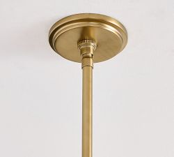 Manor Alabaster Square Outdoor Pendant (14")