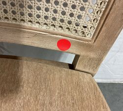 Open Box: Sausalito Cane Square Back Dining Chair - Seadrift