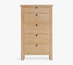 Open Box: Modern Farmhouse 5-Drawer Tall Dresser (31") - Fog