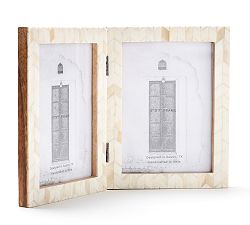 Open Box: Sonia Bone Picture Frame (5" x 7") - White