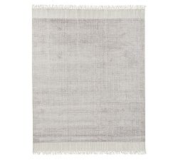 Open Box: Wray Handwoven Flatweave Rug, 8' x 10' - Silver