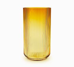Open Box: Lyngby Glass Vase, Extra Large (15") - Amber