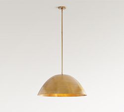 Sloane Metal Dome Pendant (30")