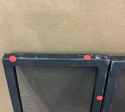 Open Box: Bodhi Tri-Fold Fireplace Screen (48"W x 32"H) - Bronze