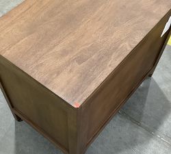 Open Box: Dolores Cane Nightstand (32") - Brown Wash