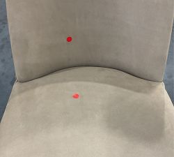 Open Box: Layton Fully Leather Dining Chair - Leather Nubuck Sand