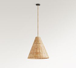 Marion Woven Cone Pendant (17"-26")