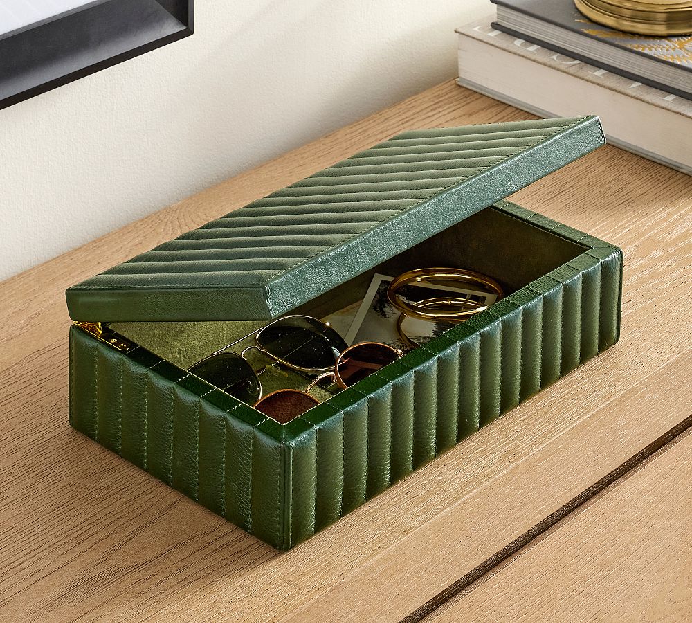 Finley Leather Jewelry Box