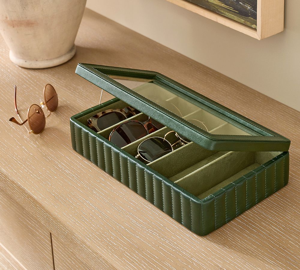 Finley Leather Sunglass Case