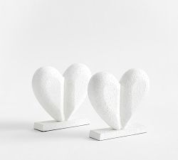 Heart Bookends - Set of 2