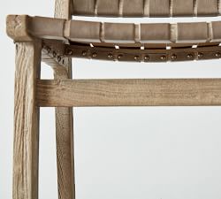 Fenton Woven Leather Stool