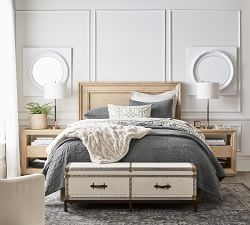 Genevieve Scroll Jacquard Cotton Duvet Cover