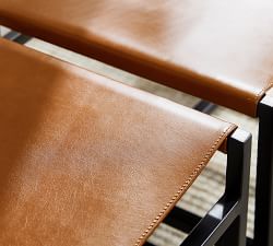 Hardy Leather Accent Stool