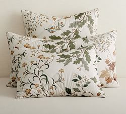 Open Box: Autumn Botanical Percale Comforter Sham