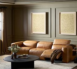 Lennox 3-Piece Leather Power Reclining Grand Sofa (121")