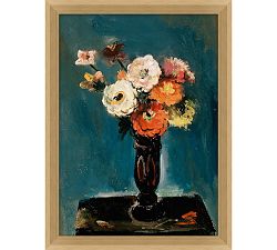 Against the Blues Framed Print