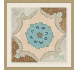 Bahia Tapestry Framed Print