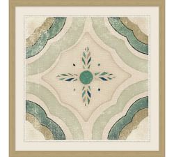 Bahia Tapestry Framed Print